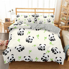 3pcs Bedding Set Bamboo Duvet Cover